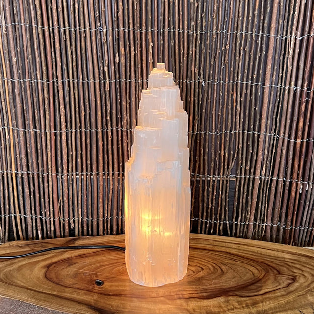 Selenite Lamp