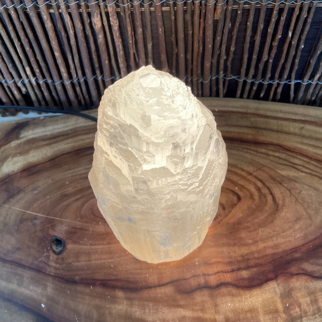 Selenite Lamp