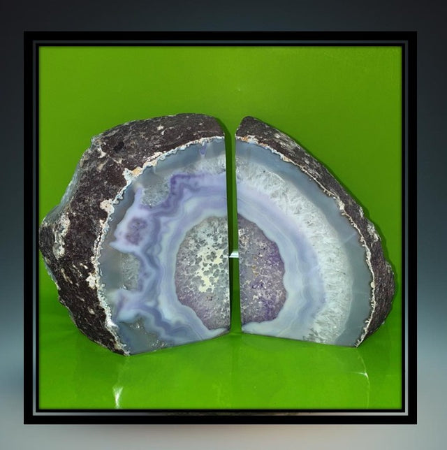 Agate Book Ends