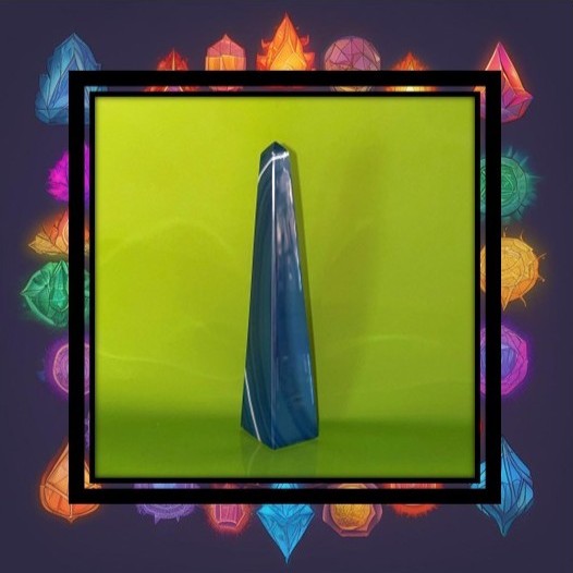 Blue Agate Obelisk Crystals