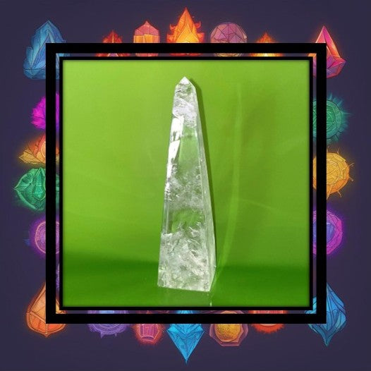 Clear Quartz Obelisk
