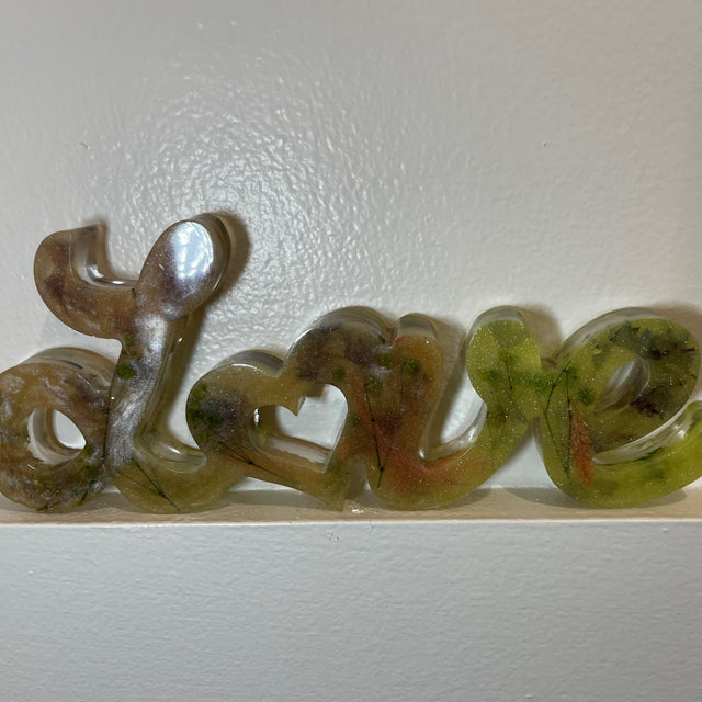 Resin "LOVE'' Signs