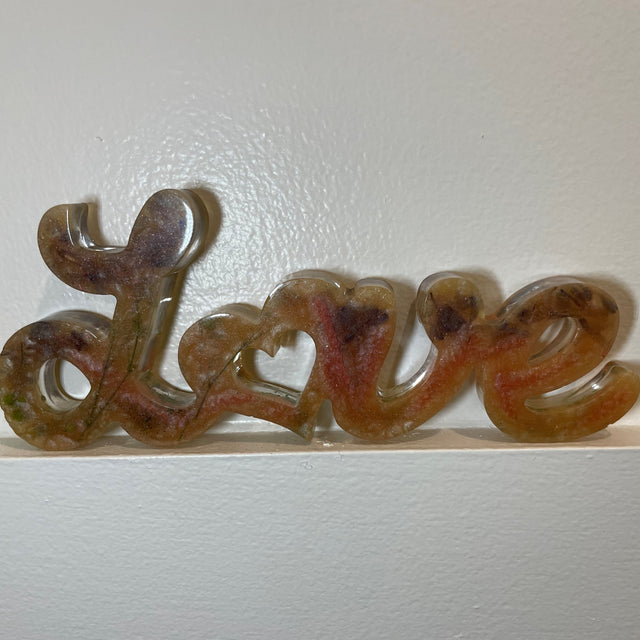 Resin "LOVE'' Signs