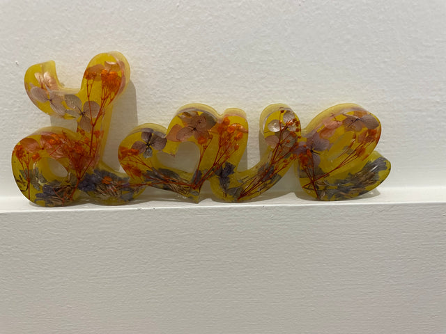 Resin "LOVE'' Signs