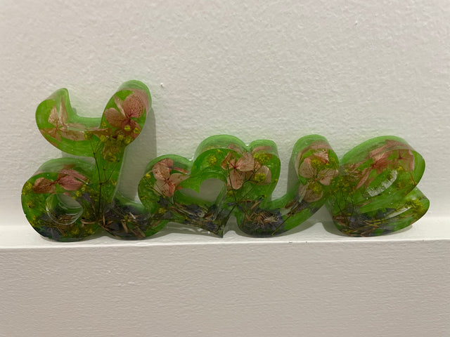 Resin "LOVE'' Signs