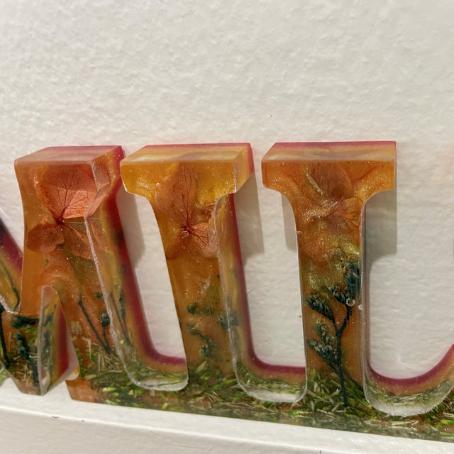 Resin 'FAMILY' Signs