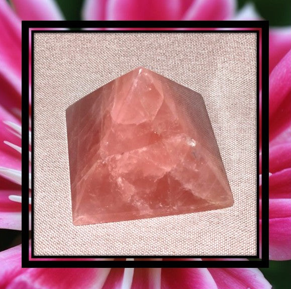 Rose Quartz Pyramids