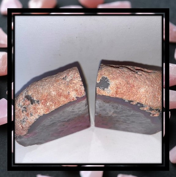 Agate Book Ends