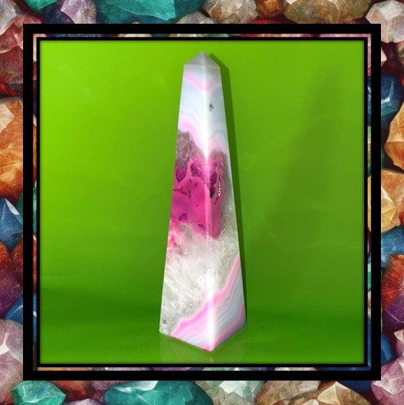 Pink Obelisk Crystals