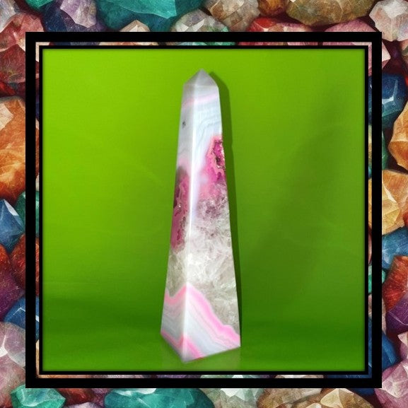 Pink Obelisk Crystals