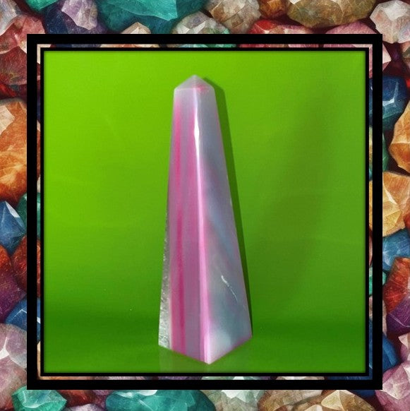 Pink Obelisk Crystals