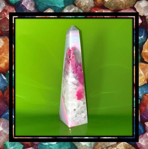 Pink Obelisk Crystals
