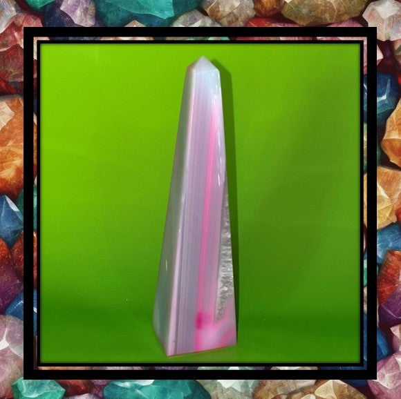 Pink Obelisk Crystals
