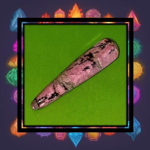 Rhodonite Massage Wand