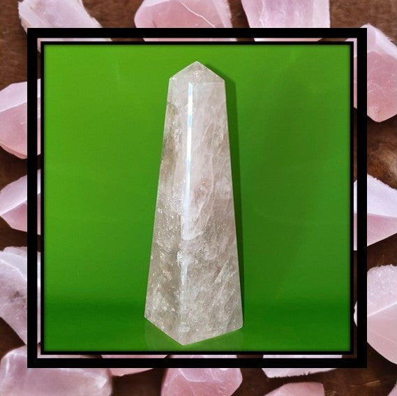 Rose Quartz Obelisk