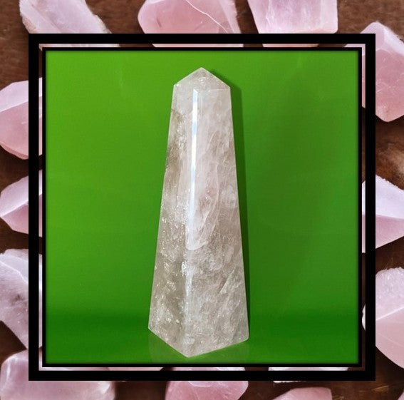 Rose Quartz Obelisk