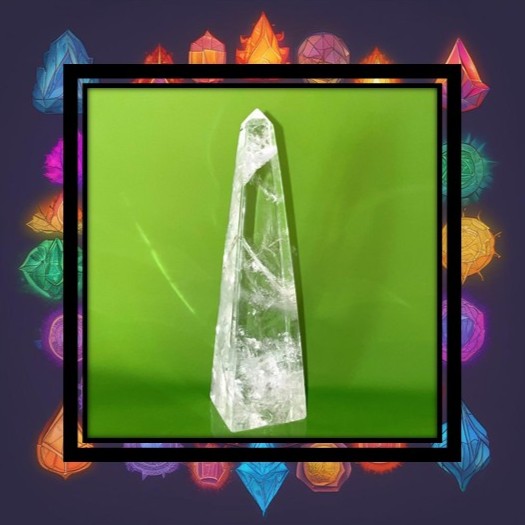 Clear Quartz Obelisk