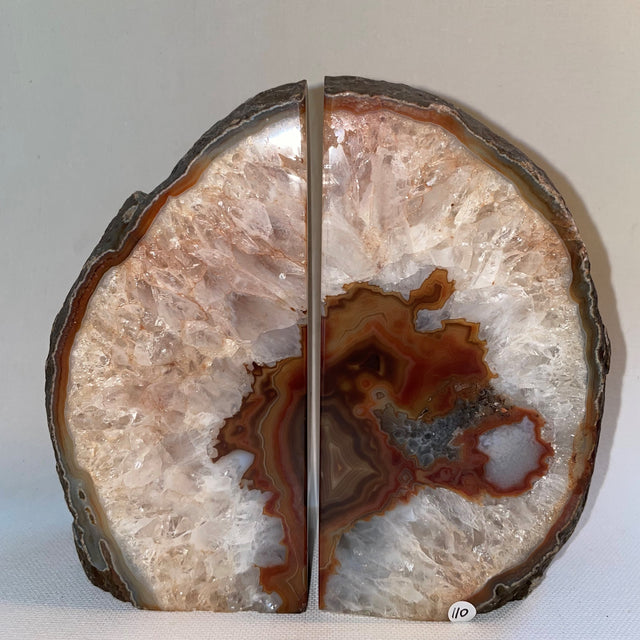 Agate Book Ends