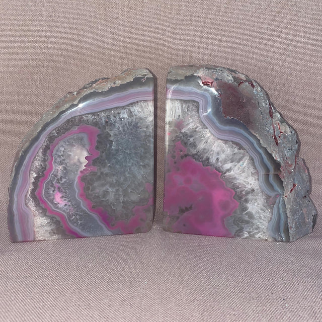 Agate Book Ends