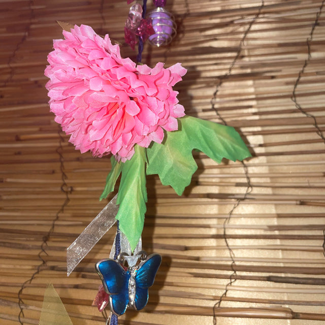 Howlite Crystal Flower Garland