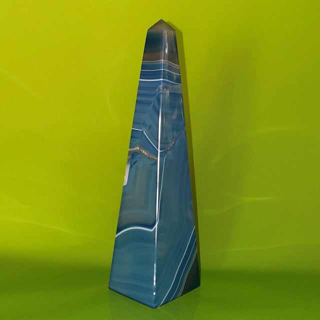 Blue Agate Obelisk Crystals