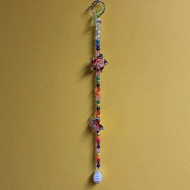 Double Flower Hanging Crystal